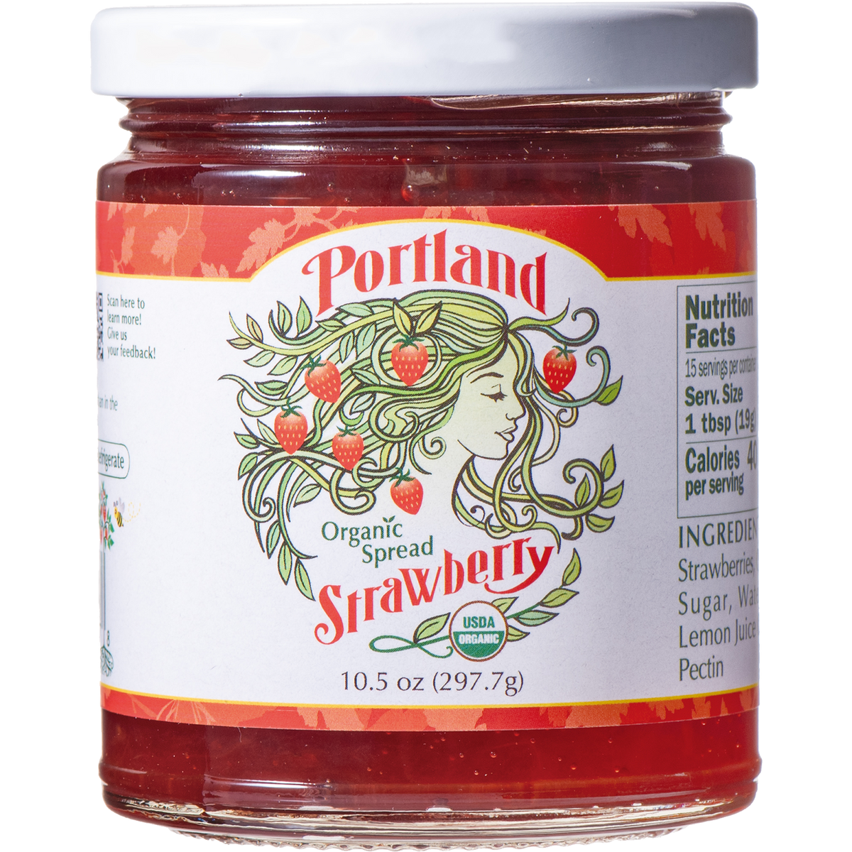 Portlandia Organic Spread- Strawberry – Portlandia Foods