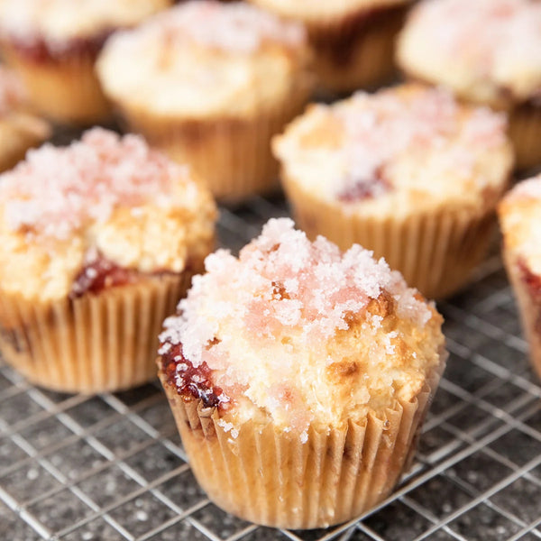 Raspberry Hibiscus Muffins
