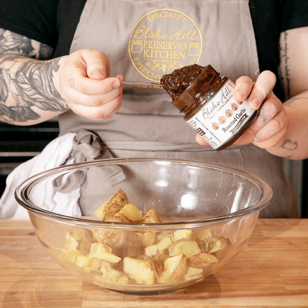 Garlic Roasted Russet Potatoes