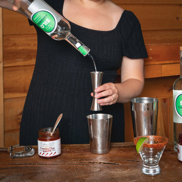 "Spicy Gimlet" Fresno Chili & Cucumber Vodka