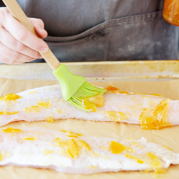 Wild Salmon with Meyer Lemon Glaze