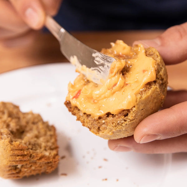 Coconut Cornbread Muffins with Sweet & Spicy Butter