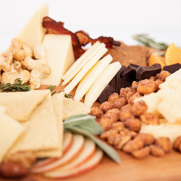 Heirloom Apple & Cabot Trio Cheese Board