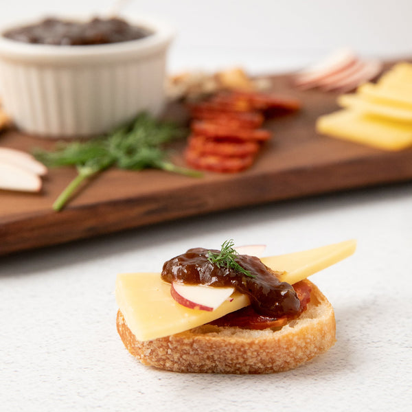 Cheese Board with Maple Onion Jam