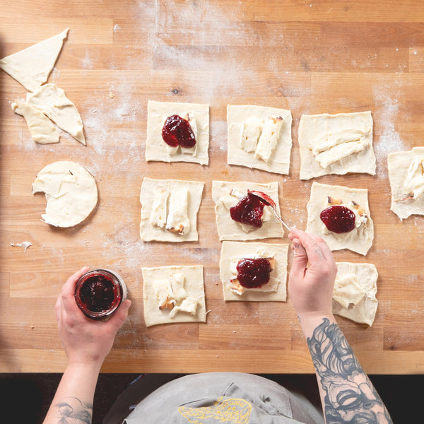 Raspberry Mostarda with Harbison Puff Pastry
