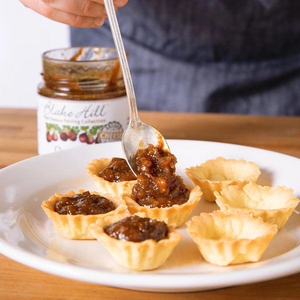 Fig, Pear & Honey Mini Tarts with Blue Cheese
