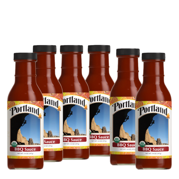 6-Pack of Portland Organic BBQ sauce gluten free, dairy free condiment