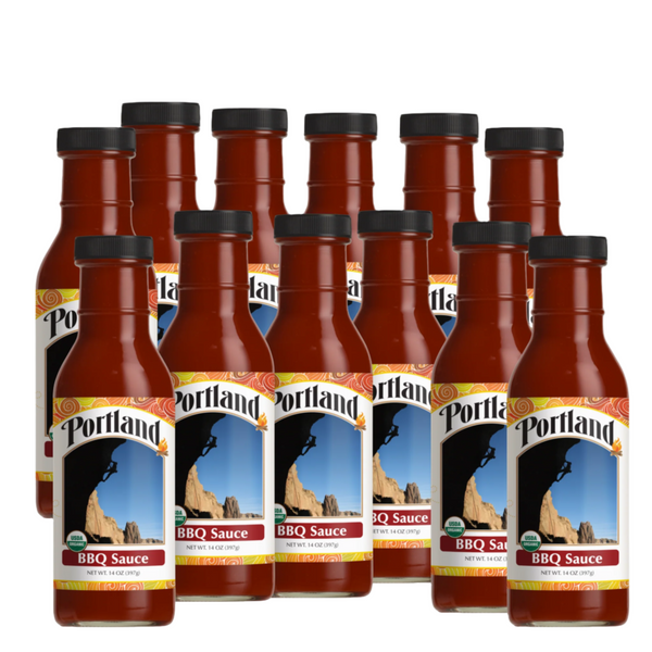 6-Pack of Portland Organic BBQ sauce gluten free, dairy free condiment