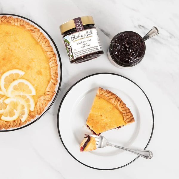 Black Currant & Lemon Zest Custard Pie