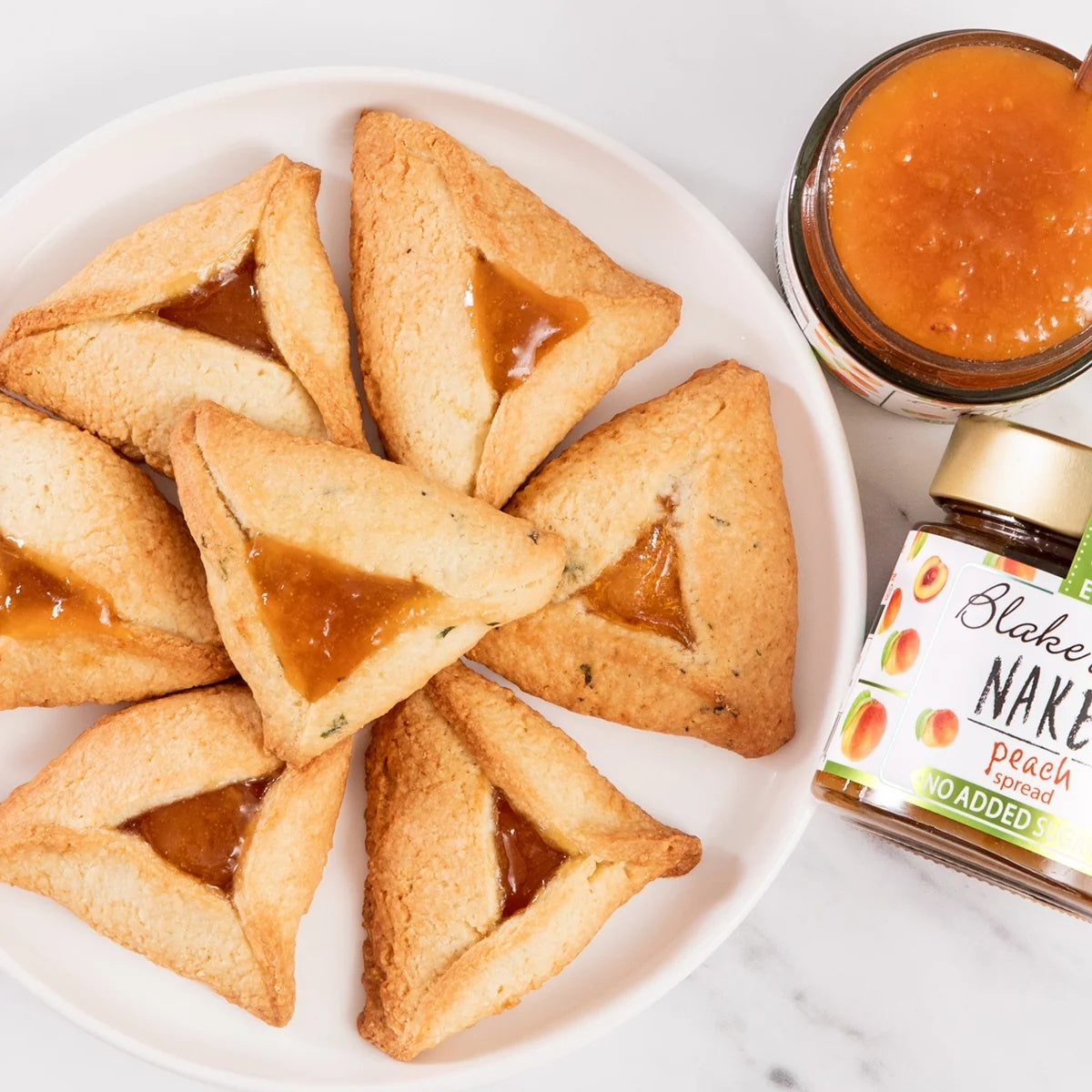 Peach Basil Hamantaschen