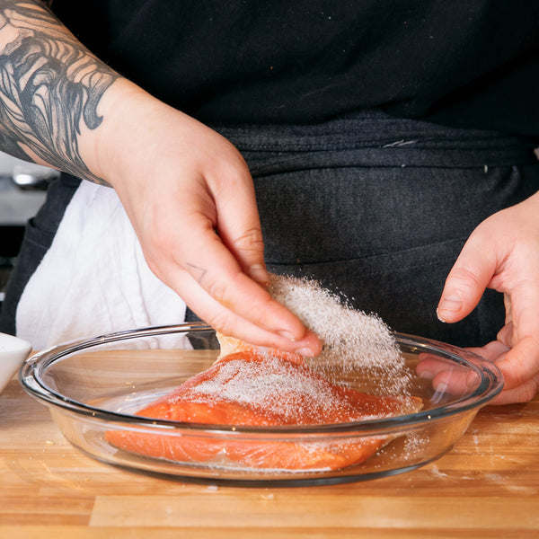 Gravlax with Wild Bergamot & Raspberry