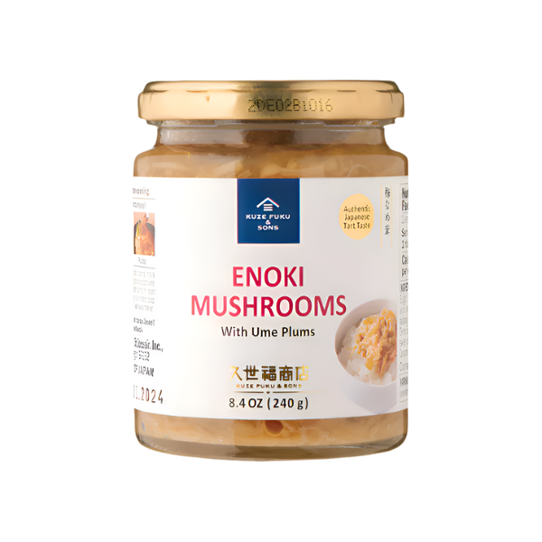 Kuze Fuku Enoki Mushrooms With Ume Plums 8.4 oz (240g)