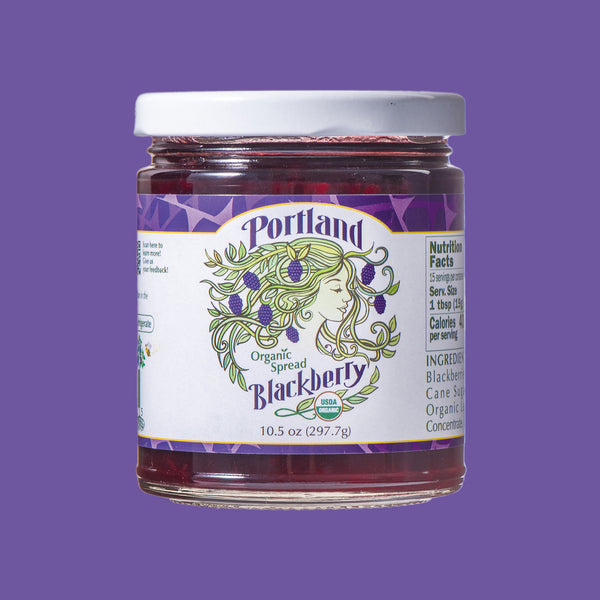 Portlandia Organic Spread- Blackberry 10.5 OZ.