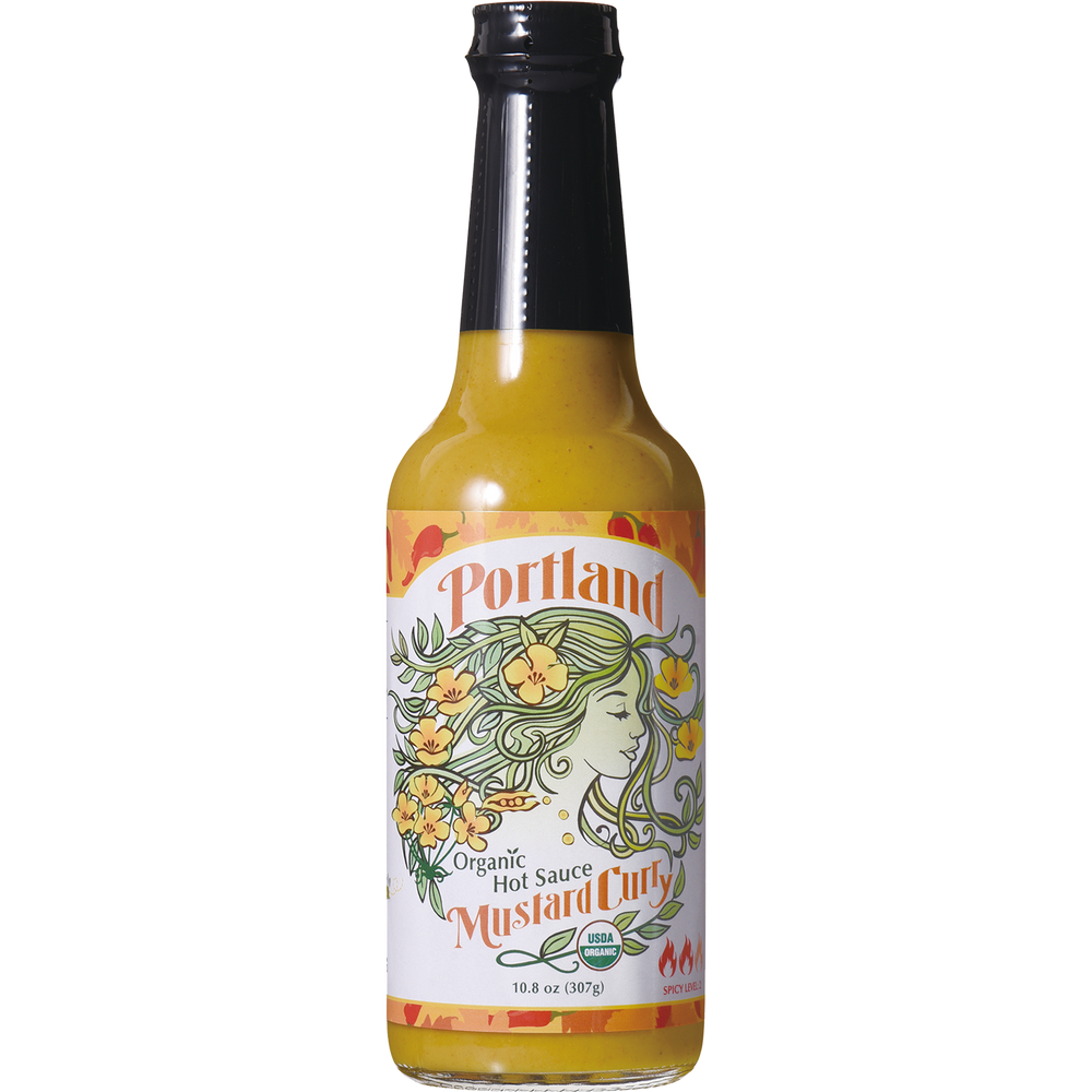 Portlandia's Organic Hot Sauce Mustard Curry 10.8 oz (307g)