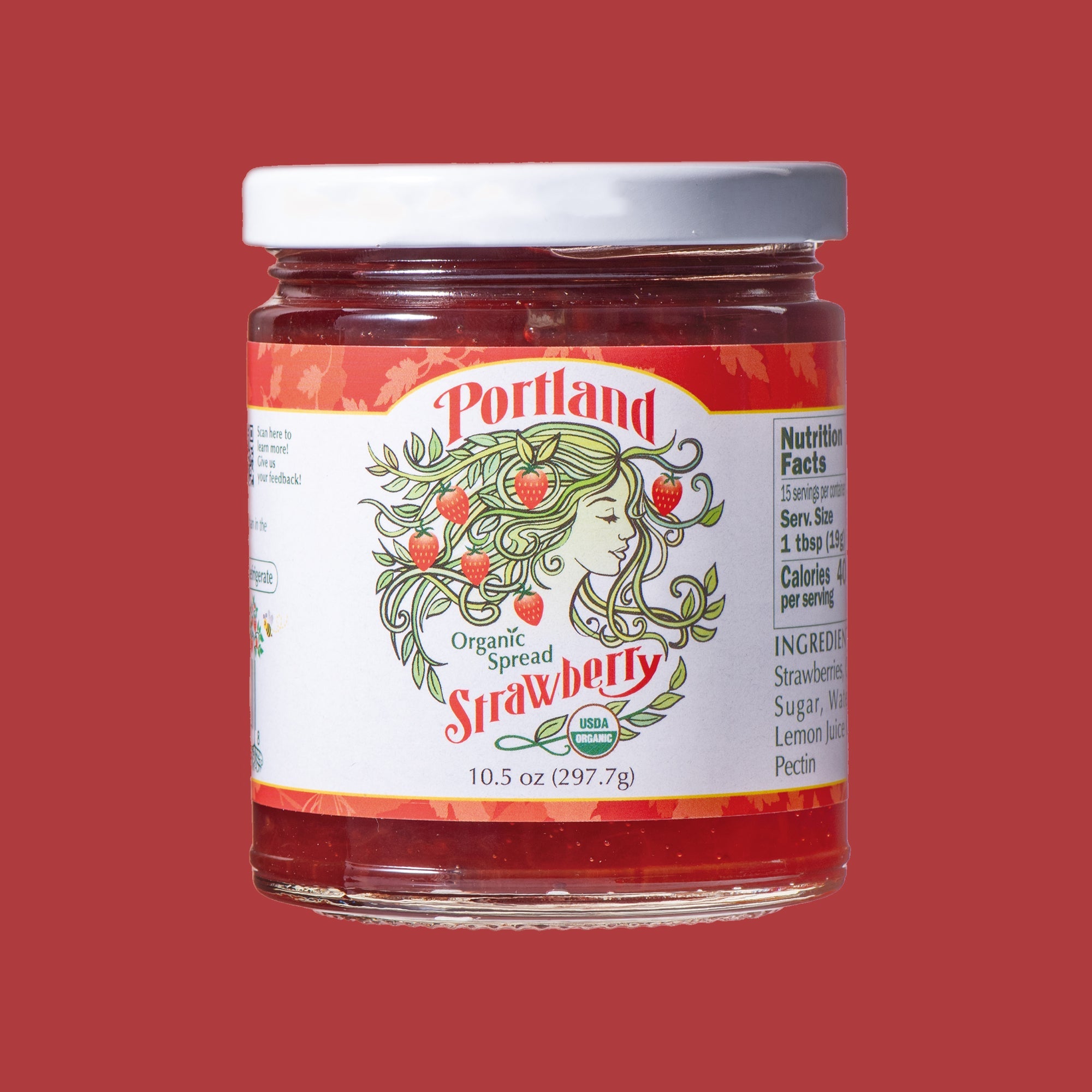 Portlandia Organic Spread- Strawberry – Portlandia Foods