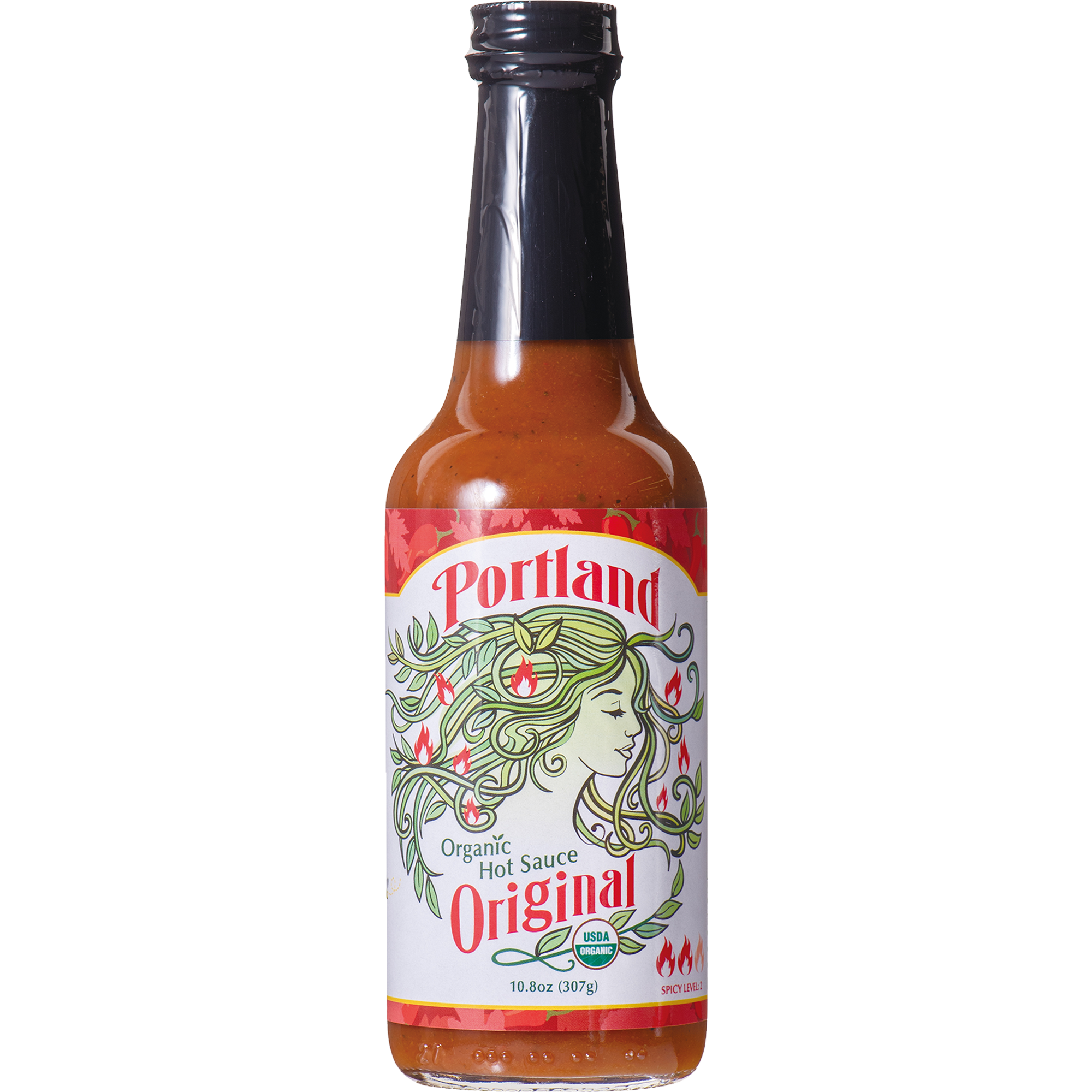 Portlandia Organic Hot Sauce Original 11.1 OZ.