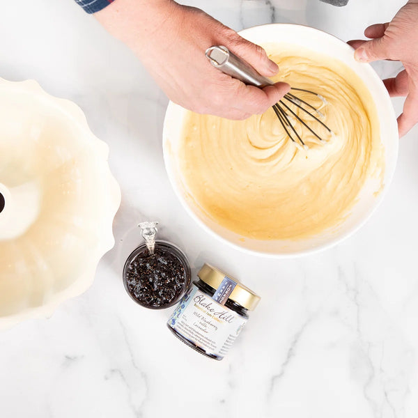 Blueberry Lavender Botanical Bundt Cake