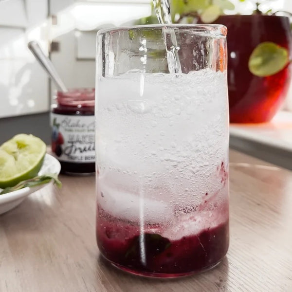 Triple Berry Mojito Mocktail