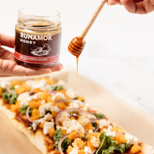 Pumpkin Hot Honey Flatbread