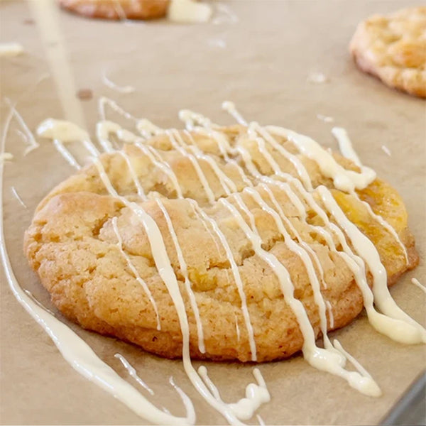 Mango Pineapple Habanero White Chocolate Cookies