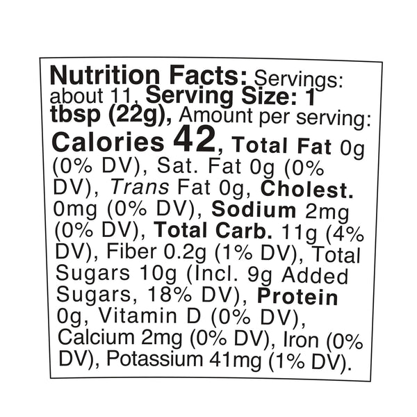 Bonnie's Cantaloupe Peach with Black Pepper 8.75 oz (248g)