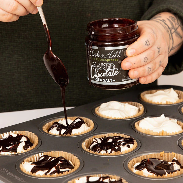 Mini Minty No-Bake Cheesecakes
