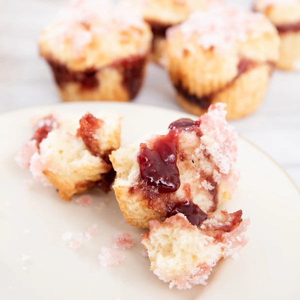 Raspberry Hibiscus Muffins