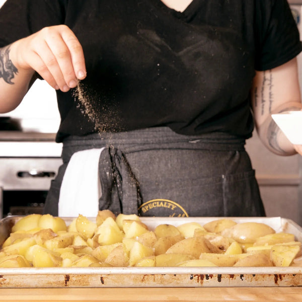 Garlic Roasted Russet Potatoes