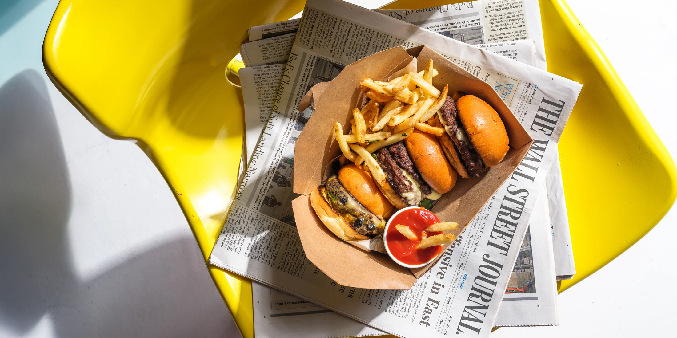 Burgers. Fries. Ketchup.<br>Done Right.