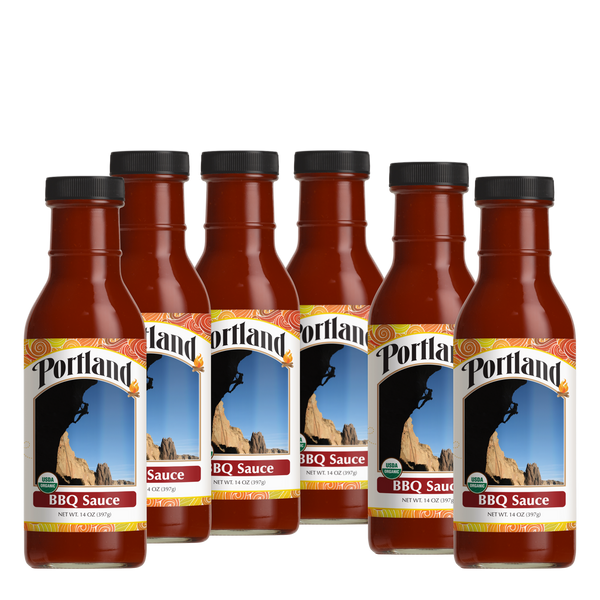 6-Pack of Portland Organic BBQ sauce gluten free, dairy free condiment